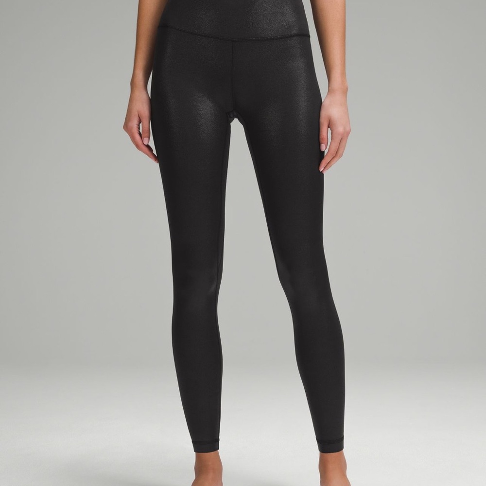 Lululemon Black Metallic Leggings